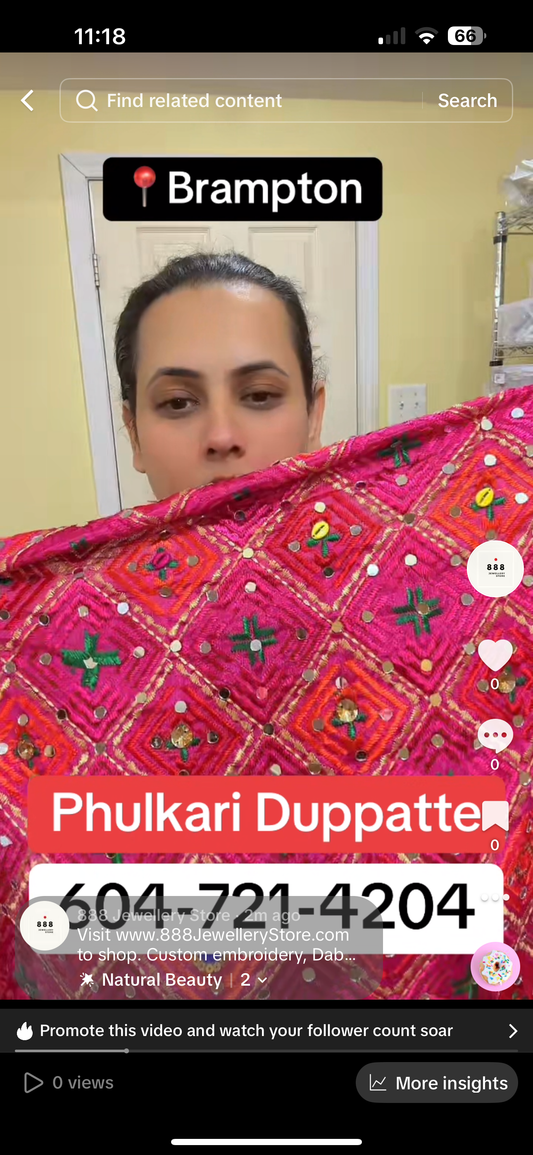 Shunk Phulkari